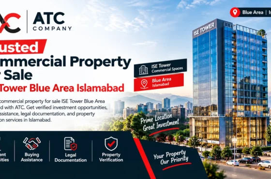 Trusted Commercial Property for Sale ISE Tower Blue Area Islamabad | ATC